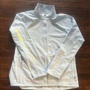 Under Armour Light Blue Jacket with Yellow Accents